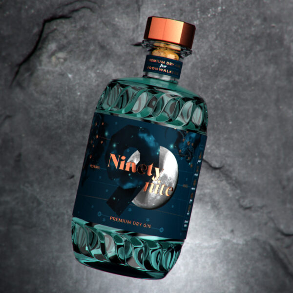 Branding and package design for ‘Ninety Nite’ gin